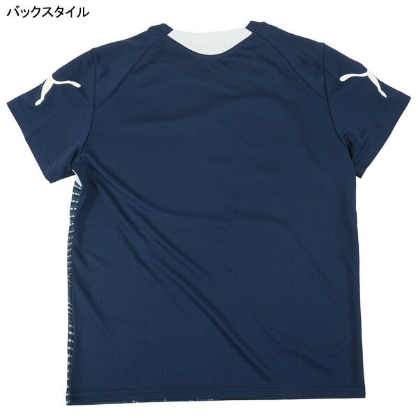 【ネコポス送料無料】プーマPUMAジュニアINDIVIFINAL半袖シャツ660952-02サッカーフットサルプラクティスシャツ半袖練習着子供用