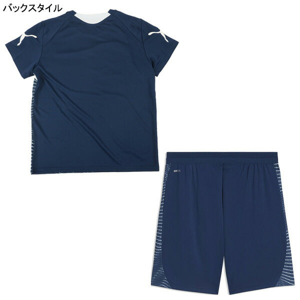 【上下セット】プーマPUMAジュニアINDIVIFINAL半袖シャツTRショーツ上下660952-660958-02サッカーフットサル練習着子供用