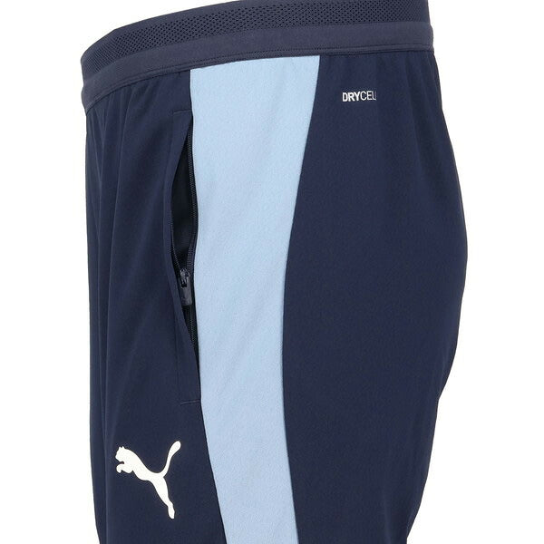 プーマPUMAINDIVIDUALFINALトレーニングパンツ661220-10サッカーフットサルロングパンツ練習着ディープネイビーメンズ