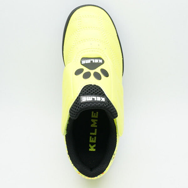 【ショップ限定エントリーでさらに+9倍】VELCLOTFJRケルメKELME6893141-905ネオンイエロージュニアサッカートレーニングシューズ