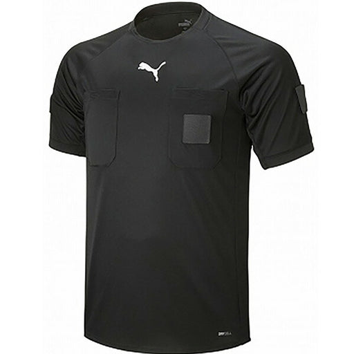 【ネコポス対応可】プーマPUMASSレフリーシャツ705377サッカーフットサルレフェリーシャツ審判ウェア半袖ベルクロ付きブラック