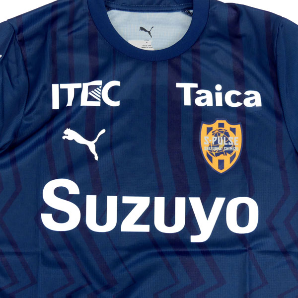 清水エスパルス2025リミテッドレプリカユニフォーム706996-81サッカープーマネイビー半袖プーマPUMA