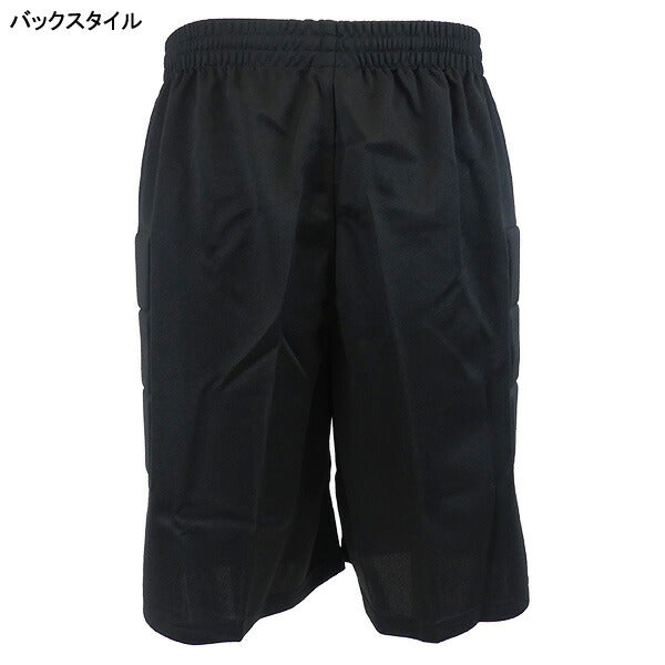 【ショップ限定エントリーでさらに+9倍】【ネコポス送料無料】ホマJomaGKパンツ711サッカーフットサルパッド入りゴールキーパーウェアハーフパンツブラックメンズ