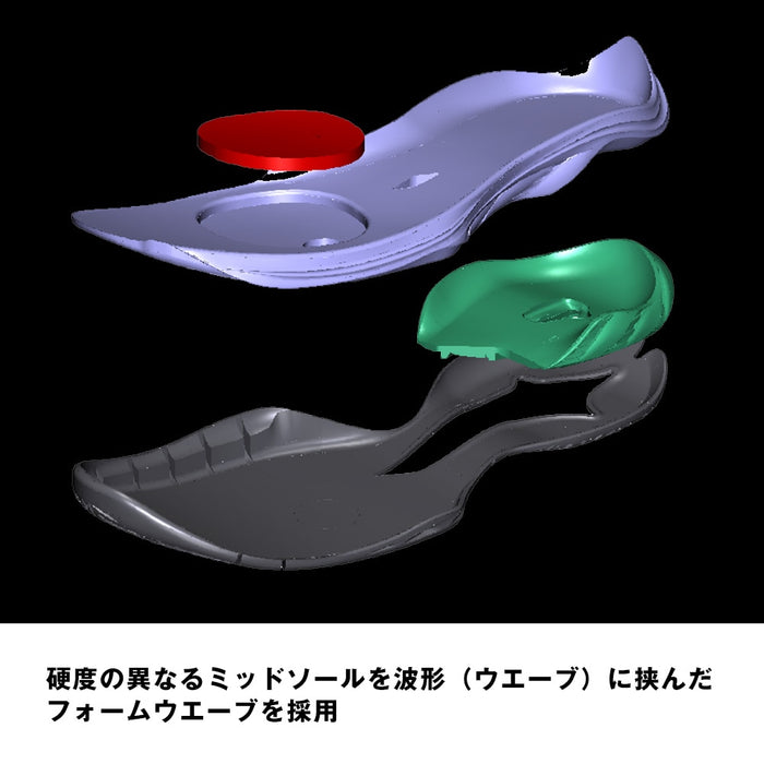 ミズノMIZUNOバドミントンシューズユニセックスメンズレディースウエーブファング2FIT71GA2312-45