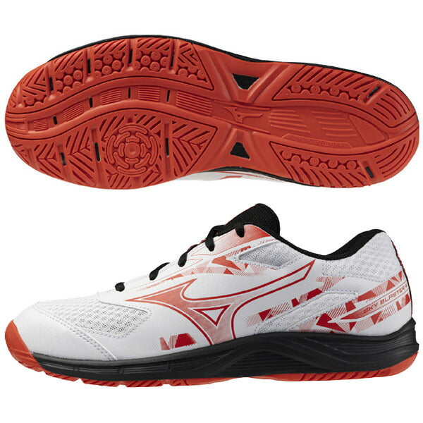 【ショップ限定エントリーでさらに+9倍】ミズノMIZUNOメンズレディースバドミントンシューズスカイブラスター43E相当ホワイト71GA253301