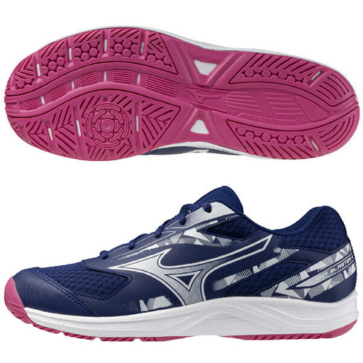 ミズノMIZUNOメンズレディースバドミントンシューズスカイブラスター43E相当ネイビー71GA253302