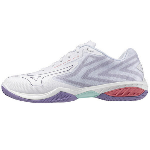 【ショップ限定エントリーでさらに+9倍】ミズノMIZUNOメンズレディースバドミントンシューズウエーブクローEL2FIT2E相当ホワイト71GA258268