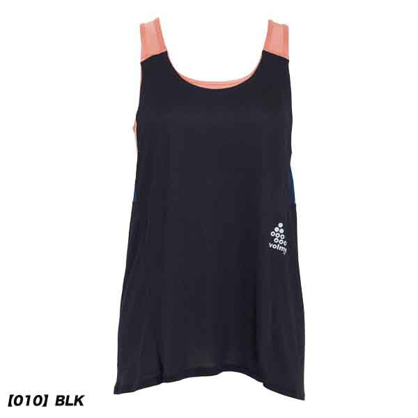 スボルメsvolmeウィメンズライトレイヤードタンクランニングフィットネスインナー付き7201-06700