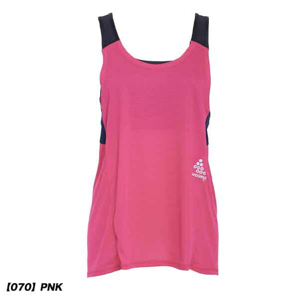 スボルメsvolmeウィメンズライトレイヤードタンクランニングフィットネスインナー付き7201-06700