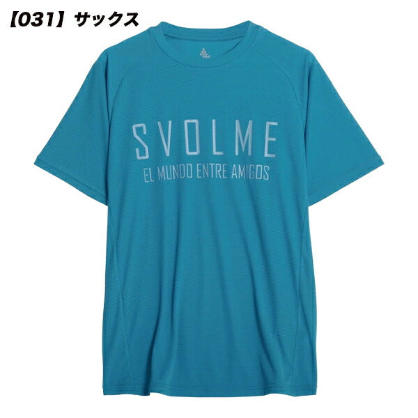 【ネコポス送料無料】【即出荷】スボルメsvolmeLOGOランシャツメンズプラクティスシャツランニング半袖メッシュ7221-15700