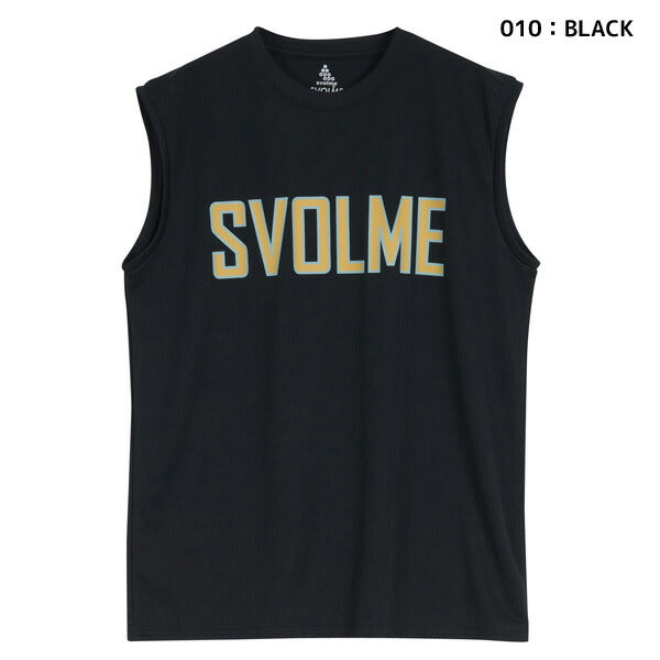 【ショップ限定エントリーでさらに+9倍】【ネコポス送料無料】スボルメsvolmeランニングシャツロゴノースリメッシュランシャツSDG724119300