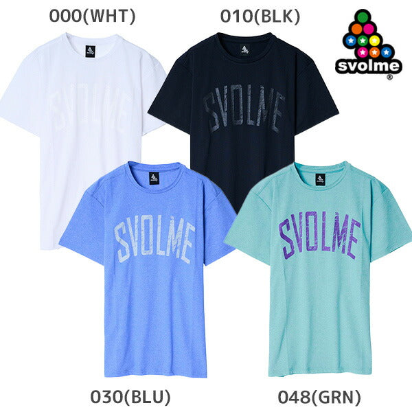 【ショップ限定エントリーでさらに+9倍】【ネコポス送料無料】SVOLMEスボルメアーチロゴハーフスリーブ半袖Tシャツメンズ7243-21900