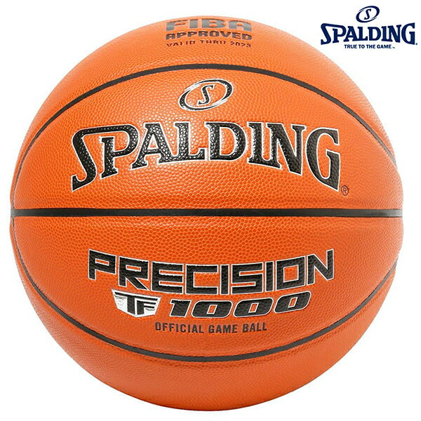 スポルディングバスケットボール6号女子中学高校一般プレシジョンTF-1000FIBAJBA合成皮革6号球77-086J