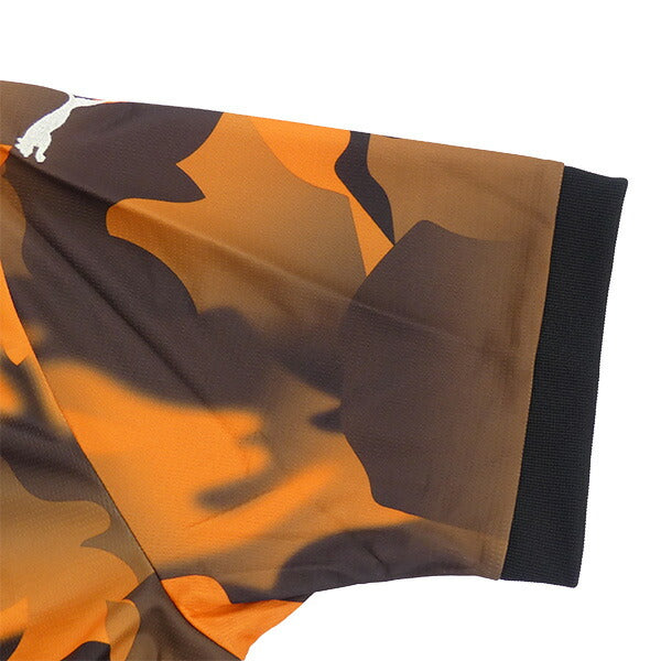 【ショップ限定エントリーでさらに+9倍】オリンピックマルセイユOM2023-243rdレプリカユニフォーム771344-03サッカー半袖ブラックオレンジプーマPUMA