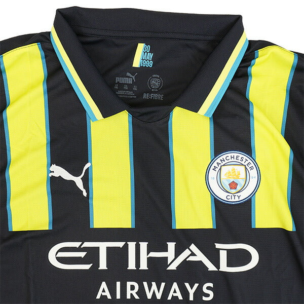 【ショップ限定エントリーでさらに+9倍】マンチェスターシティMCFC2024-25レプリカアウェイユニフォーム775086-02サッカーニューネイビー半袖プーマPUMA