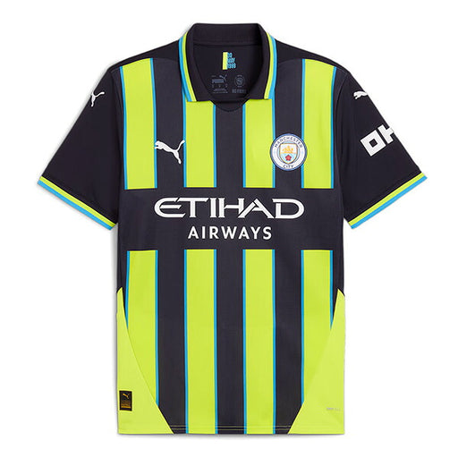 マンチェスターシティMCFC2024-25レプリカアウェイユニフォーム775086-02サッカーニューネイビー半袖プーマPUMA