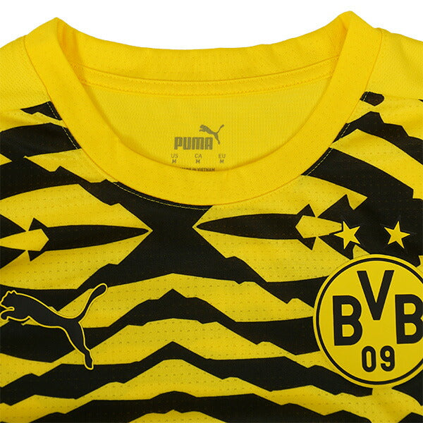 【ショップ限定エントリーでさらに+9倍】ボルシアドルトムントBVB2024-25PrematchSSシャツ777599-01サッカーレプリカプラシャツファスターイエロープーマPUMA
