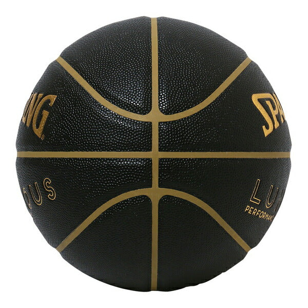 【エントリーでポイント10倍】スポルディングSPALDINGバスケットボールルミナスコンポジットブラックxゴールド5号球77-860J
