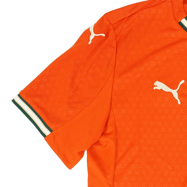 ポルトガル代表FPF2025レプリカホームユニフォーム779190-01サッカースポーツレッド半袖プーマPUMA