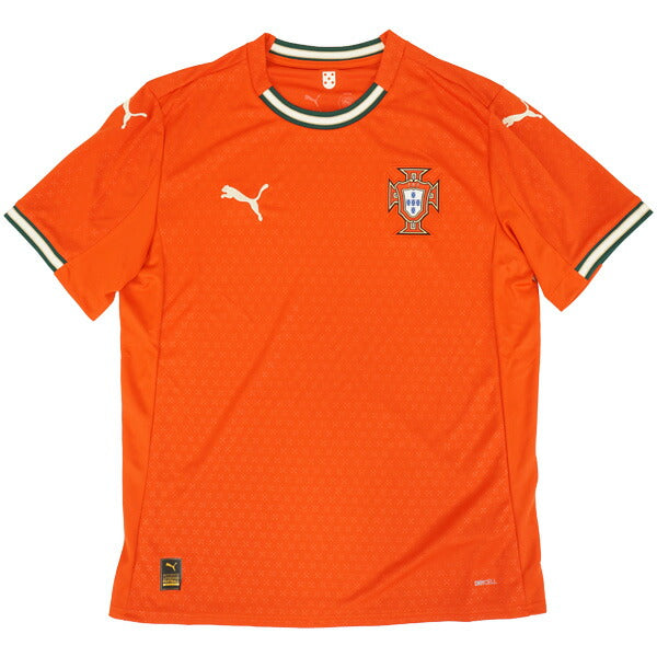 ポルトガル代表FPF2025レプリカホームユニフォーム779190-01サッカースポーツレッド半袖プーマPUMA