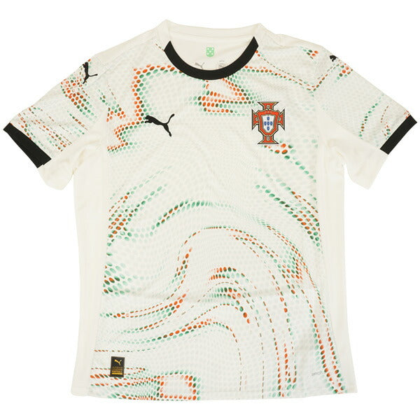 ポルトガル代表FPF2025レプリカホームユニフォーム779209-04サッカープーマホワイト半袖プーマPUMA