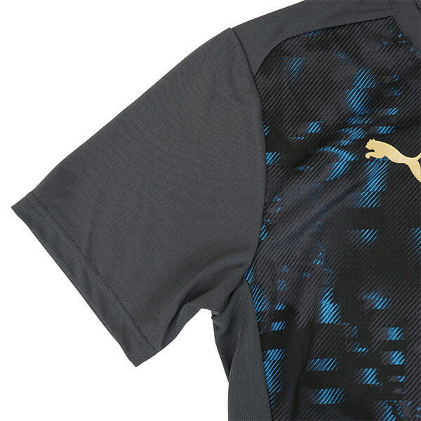 オリンピックマルセイユOM2024-25PMSSシャツ779249-51サッカーレプリカプラシャツギャラクテックグレー半袖プーマPUMA