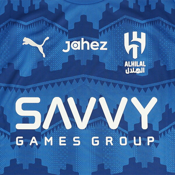 【ショップ限定エントリーでさらに+9倍】アルヒラルAHSFC2025-26レプリカホームユニフォーム779470-01サッカーブルーインテンス半袖プーマPUMA