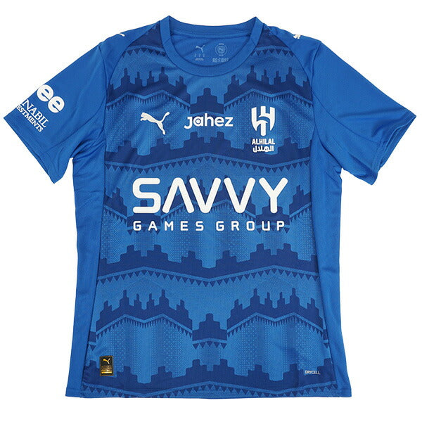 【ショップ限定エントリーでさらに+9倍】アルヒラルAHSFC2025-26レプリカホームユニフォーム779470-01サッカーブルーインテンス半袖プーマPUMA