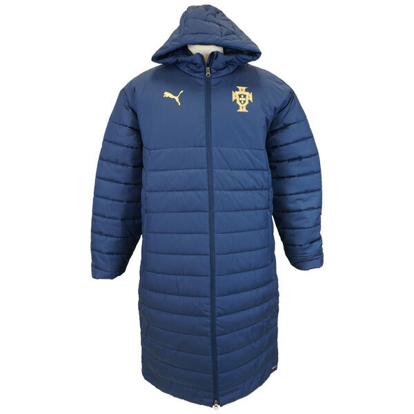 【ショップ限定エントリーでさらに+9倍】ポルトガル代表中綿FPF2025ベンチジャケット779544-20サッカー防寒コートペルシアンブループーマPUMA