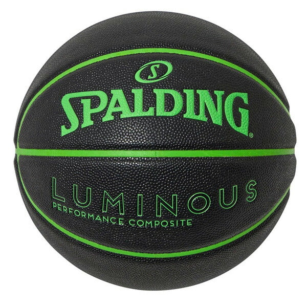 スポルディングSPALDINGバスケットボールルミナスBLK/GRN5号77979J