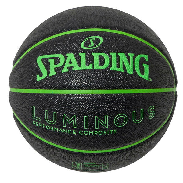 スポルディングSPALDINGバスケットボールルミナスBLK/GRN5号77979J