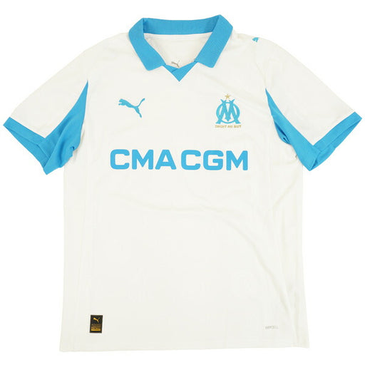 【ショップ限定エントリーでさらに+9倍】オリンピックマルセイユOM2025-26レプリカホームユニフォーム779801-01サッカープーマホワイト半袖プーマPUMA