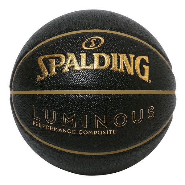 【ショップ限定エントリーでさらに+9倍】スポルディングSPALDINGバスケットボールルミナスBLK/GLD6号77982J
