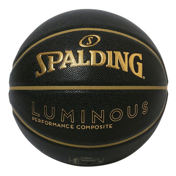 【ショップ限定エントリーでさらに+9倍】スポルディングSPALDINGバスケットボールルミナスBLK/GLD6号77982J