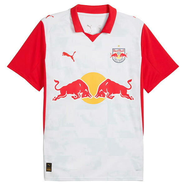 RBザルツブルクRBS2025-26レプリカホームユニフォーム779928-01サッカー半袖プーマホワイトプーマPUMA