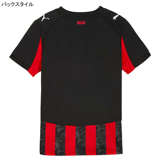 ACミランジュニアACM2025-26レプリカホームユニフォーム779965-01サッカーフォーオールタイムレッド半袖プーマPUMA
