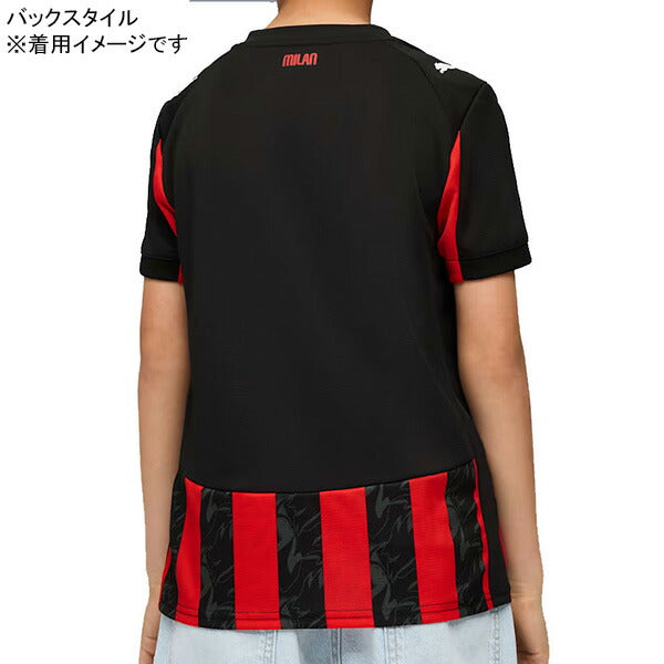 ACミランジュニアACM2025-26レプリカホームユニフォーム779965-01サッカーフォーオールタイムレッド半袖プーマPUMA