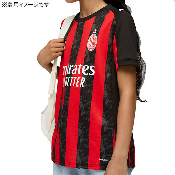 ACミランジュニアACM2025-26レプリカホームユニフォーム779965-01サッカーフォーオールタイムレッド半袖プーマPUMA