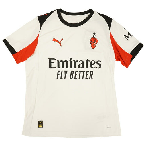 【ショップ限定エントリーでさらに+9倍】ACミランACM2025-26レプリカアウェイユニフォーム779971-02サッカー半袖ホワイトプーマPUMA
