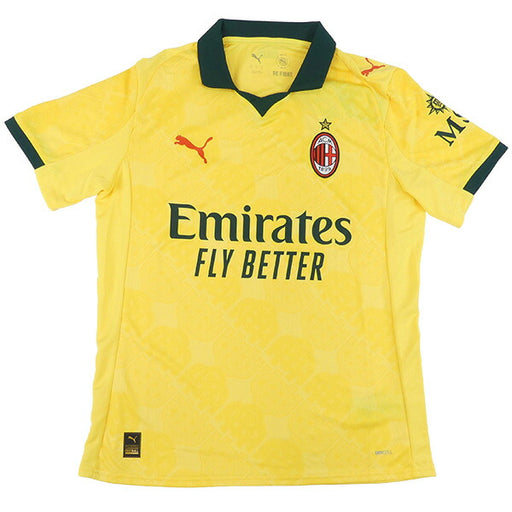 ACミランACM2025-26レプリカ3rdユニフォーム779979-03サッカー半袖レッドファイアプーマPUMA