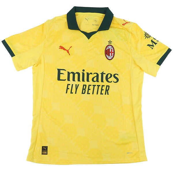 ACミランACM2025-26レプリカ3rdユニフォーム779979-03サッカー半袖レッドファイアプーマPUMA