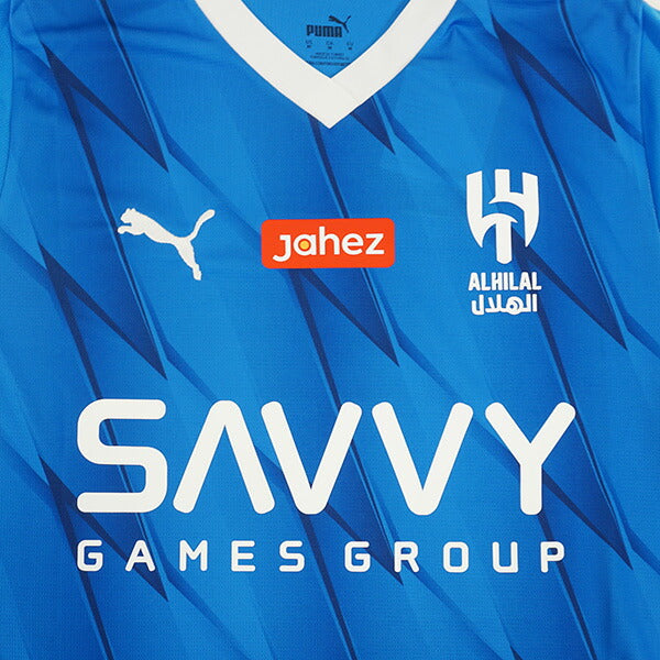 【ショップ限定エントリーでさらに+9倍】アルヒラル2024レプリカホームユニフォームNo.10ネイマール780045-01サッカー半袖イグナイトブループーマPUMA