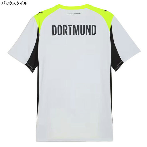 ボルシアドルトムントBVB2025-26レプリカアウェイユニフォーム780104-02サッカー半袖シルバーミストプーマPUMA