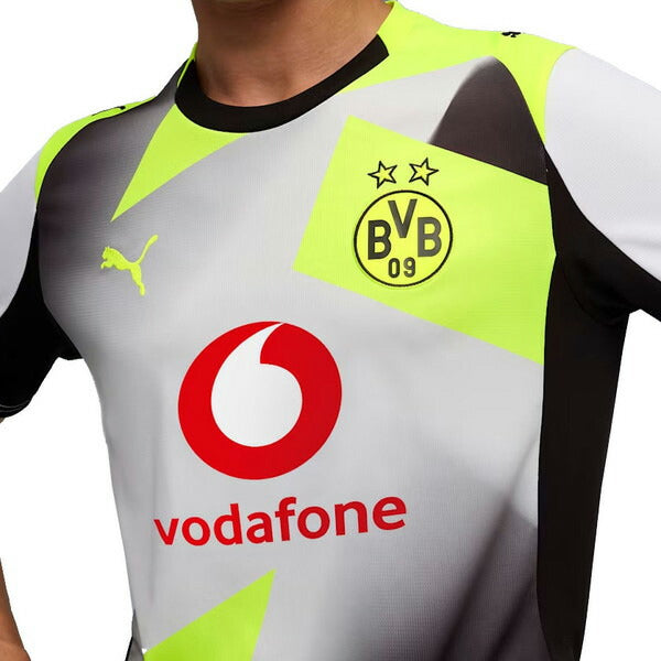 ボルシアドルトムントBVB2025-26レプリカアウェイユニフォーム780104-02サッカー半袖シルバーミストプーマPUMA