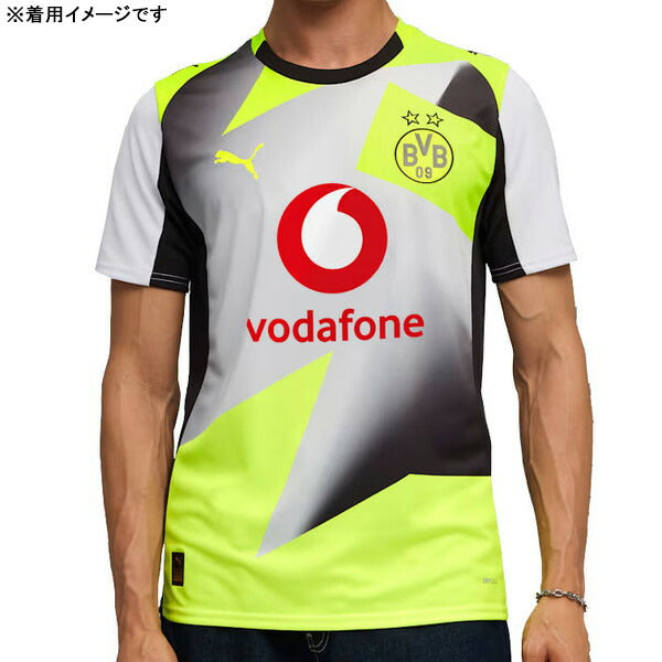 ボルシアドルトムントBVB2025-26レプリカアウェイユニフォーム780104-02サッカー半袖シルバーミストプーマPUMA