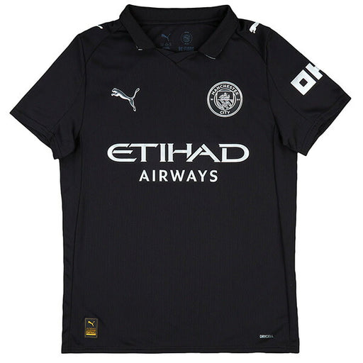 マンチェスターシティジュニアMCFC2025-26レプリカアウェイユニフォーム780353-02サッカー半袖プーマブラック子供用プーマPUMA