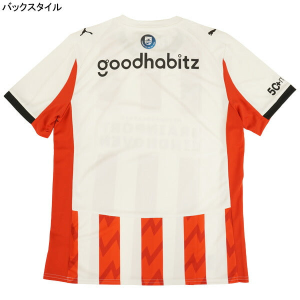 PSVアイントホーフェンPSV2025-26レプリカホームユニフォーム780420-01サッカーホワイトレッド半袖プーマPUMA