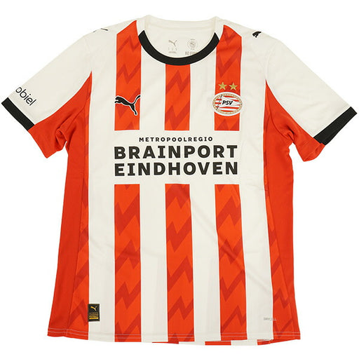 PSVアイントホーフェンPSV2025-26レプリカホームユニフォーム780420-01サッカーホワイトレッド半袖プーマPUMA