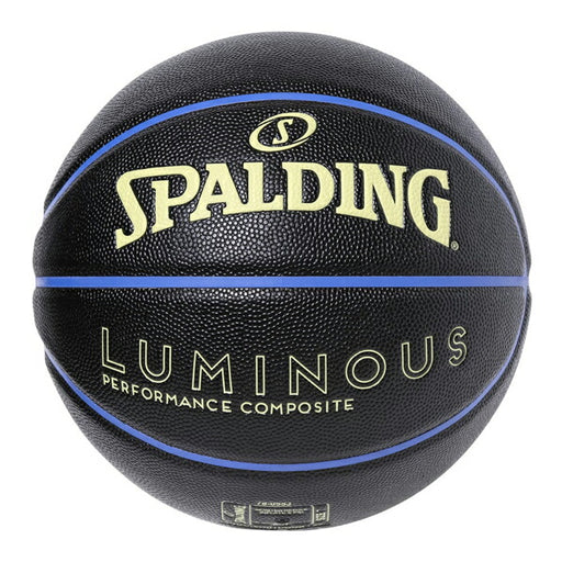 SPALDINGスポルディングバスケットボールルミナスコンポジットブラックレモンバイオレット5号球合成皮革78053J