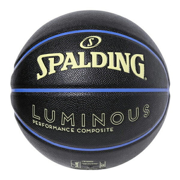 SPALDINGスポルディングバスケットボールルミナスコンポジットブラックレモンバイオレット5号球合成皮革78053J
